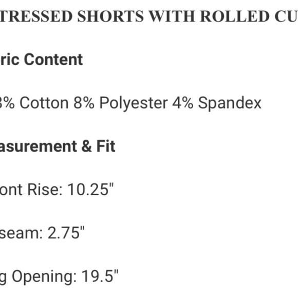 WAX JEAN - DISTRESSED SHORT JEANS WITH ROLLED CUFFS  S/P - Picture 7 of 7